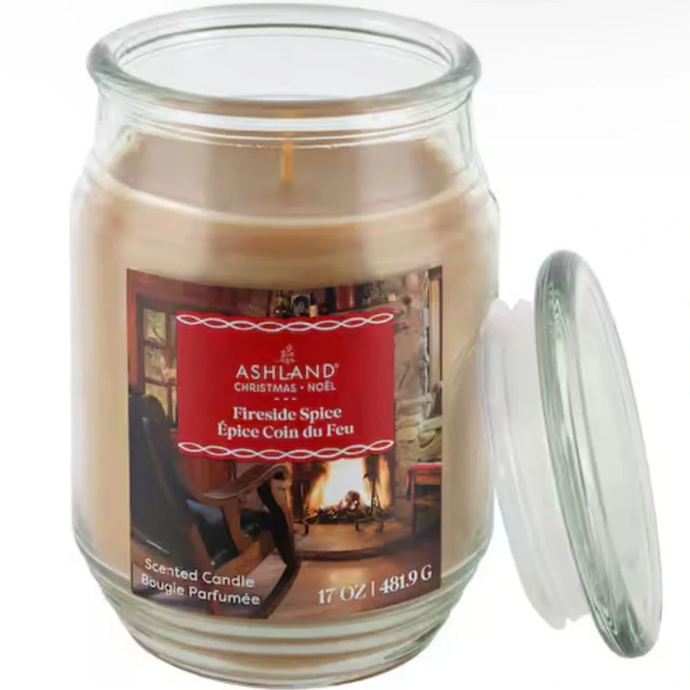 Fireside Spice Scented Jar Candle
